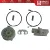 Bross Auto Parts BWR5313 Ремонт Стеклоподъемника Передний Левый 51723318 для Fiat Grande Punto Evo 199 Made in Turkey