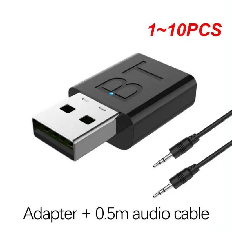 

1 ~ 10 шт. адаптер приемника-передатчика Usb 5,0 стерео Rca Usb 3,5 мм Aux Hifi аудио для ТВ ПК наушников