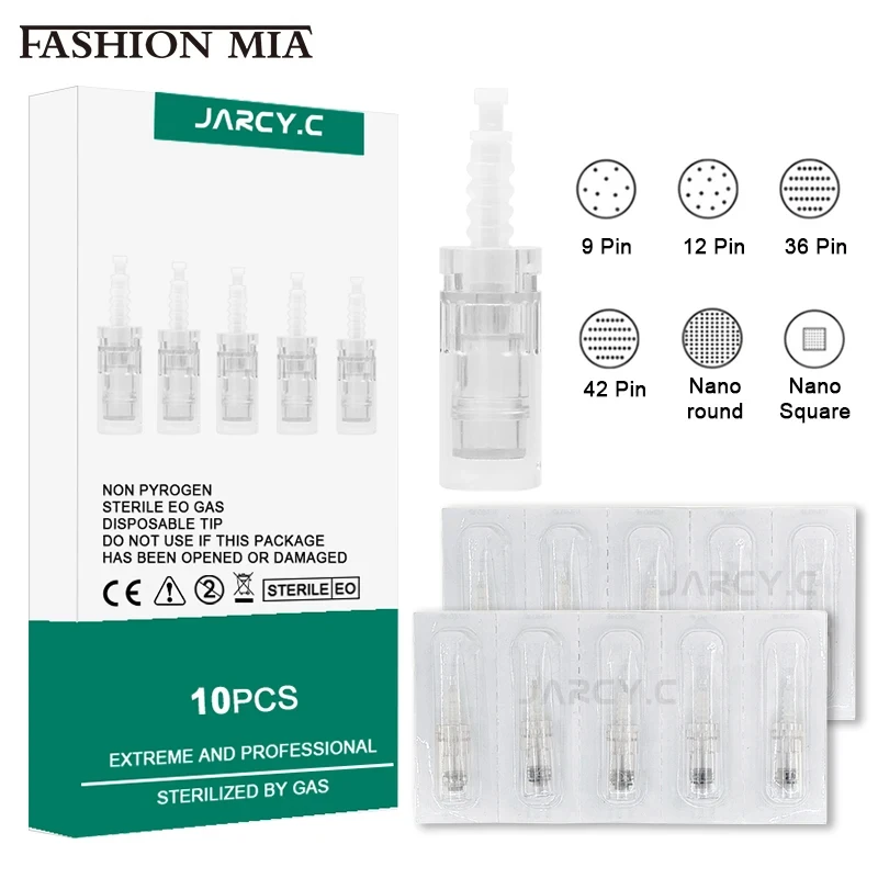 Nuovo 10 Pz/Scatola Dr. Pen Aghi A Cartuccia A Baionetta Confezione Sterile Di Alta Qualità Derma Pen Ultima M5/M7 Microneedling Di Ricambio
