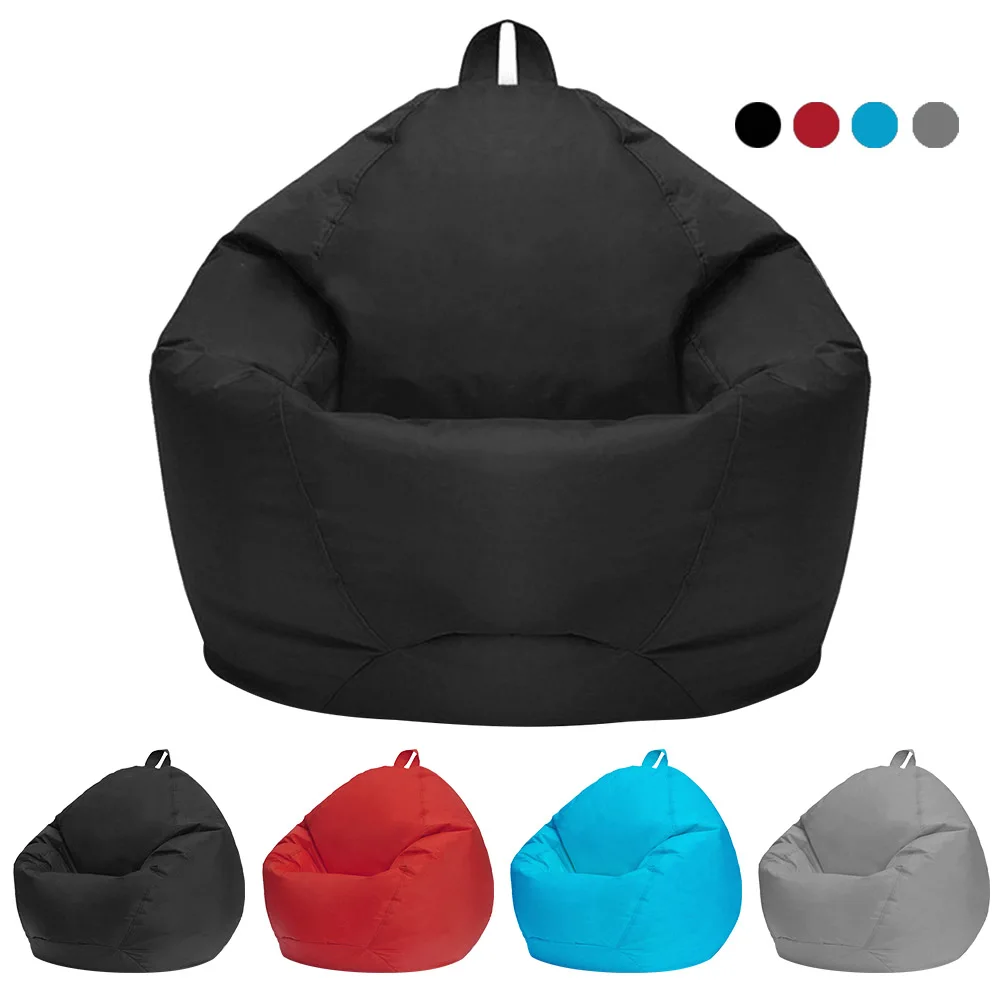 Oxford Fabric Lazy Lounger Indoor Lazy Sofa Bean Bag Cover Living Room Hotel Easy Clean