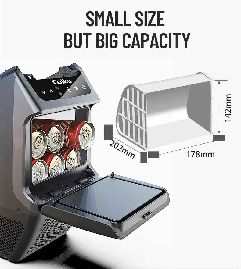 Hot Sale 4.6L Back Seat Armrest Fridge Freezer for Tesla Model Y/3/X/S Portable Car Fridges Refrigerator