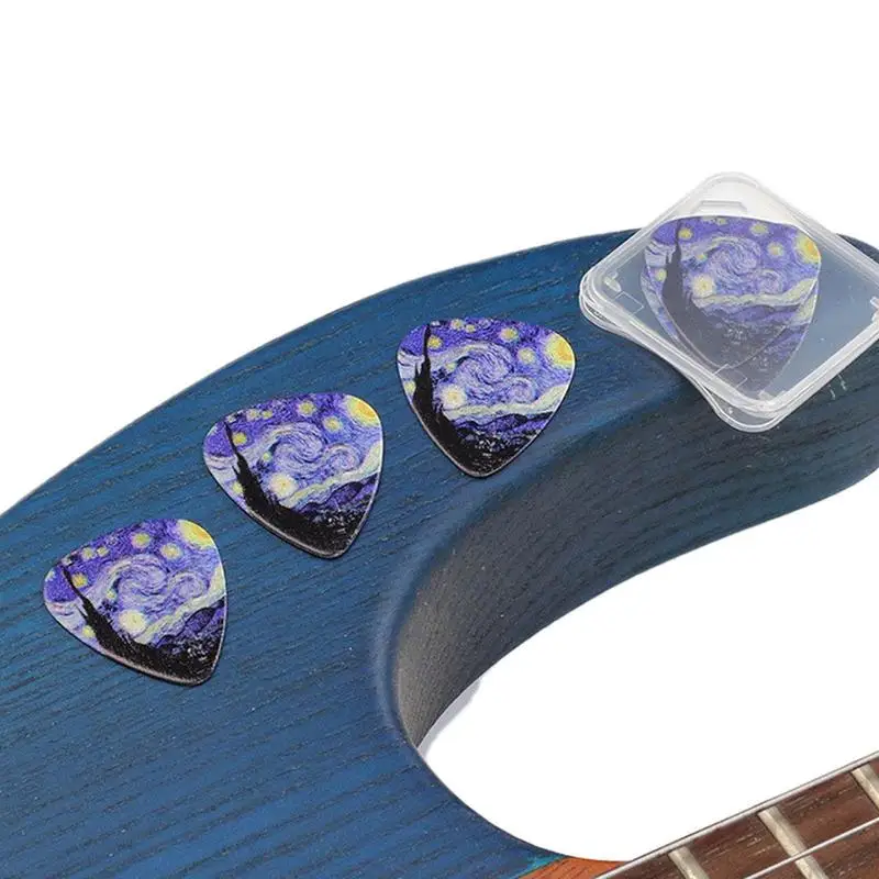 Guitar Picks 3pcs Mediator Thickness 0.46 0.71 0.96 MM Universal For All Electric Bass Ukulele