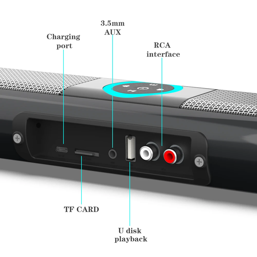 Upgrade your audio experience with a wireless Bluetooth soundbar offering superior sound quality.