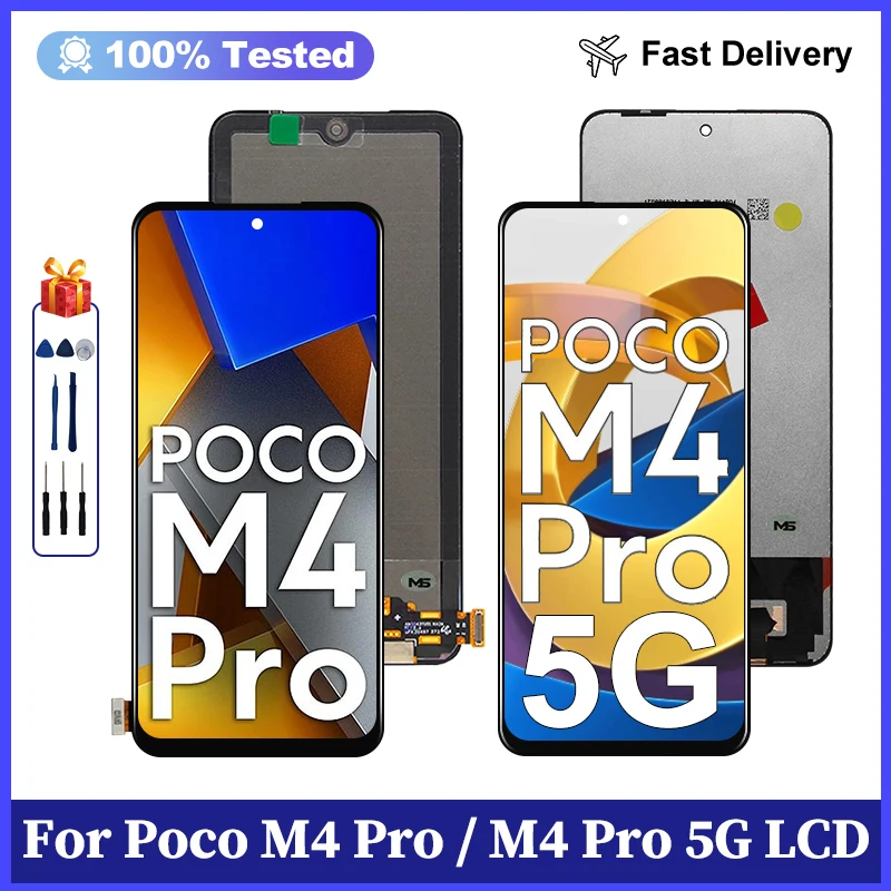 New Original LCD For Xiaomi Poco M4 Pro LCD Display Xiaomi Poco M4 Pro ...