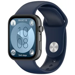 Premium Silicone Strap - Soft, Durable & Breathable Wristband Accessory for Huawei Watch Fit 3 (Midnight Blue)