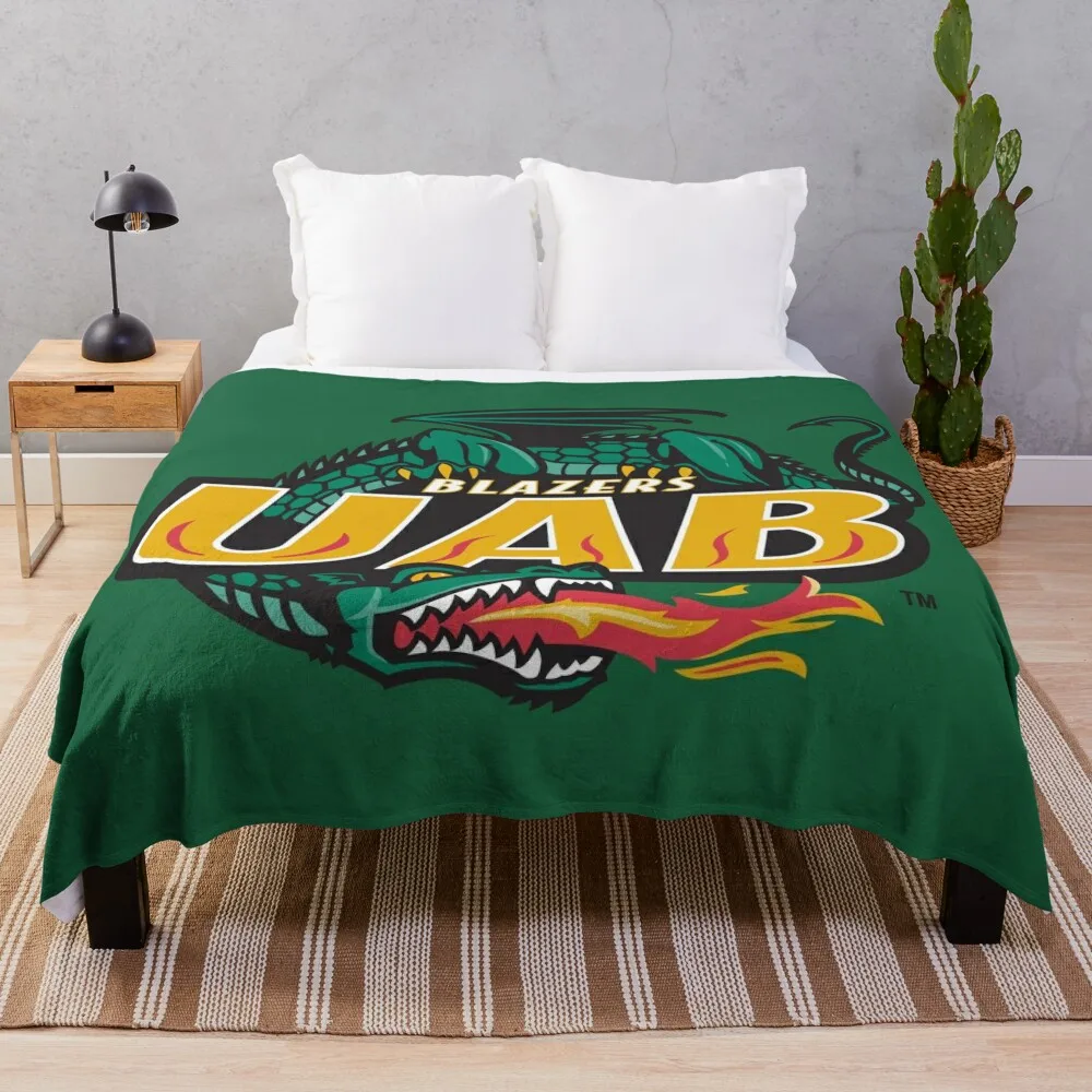 

uab blazers Throw Blanket Blankets For Baby Decorative Sofa Blanket