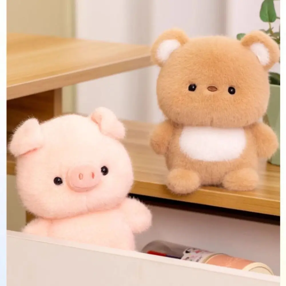 Plush Companion Doll 16cm Plush Elephant Stuffed Animal Pillow Capybara Soft Animal Toy Desk