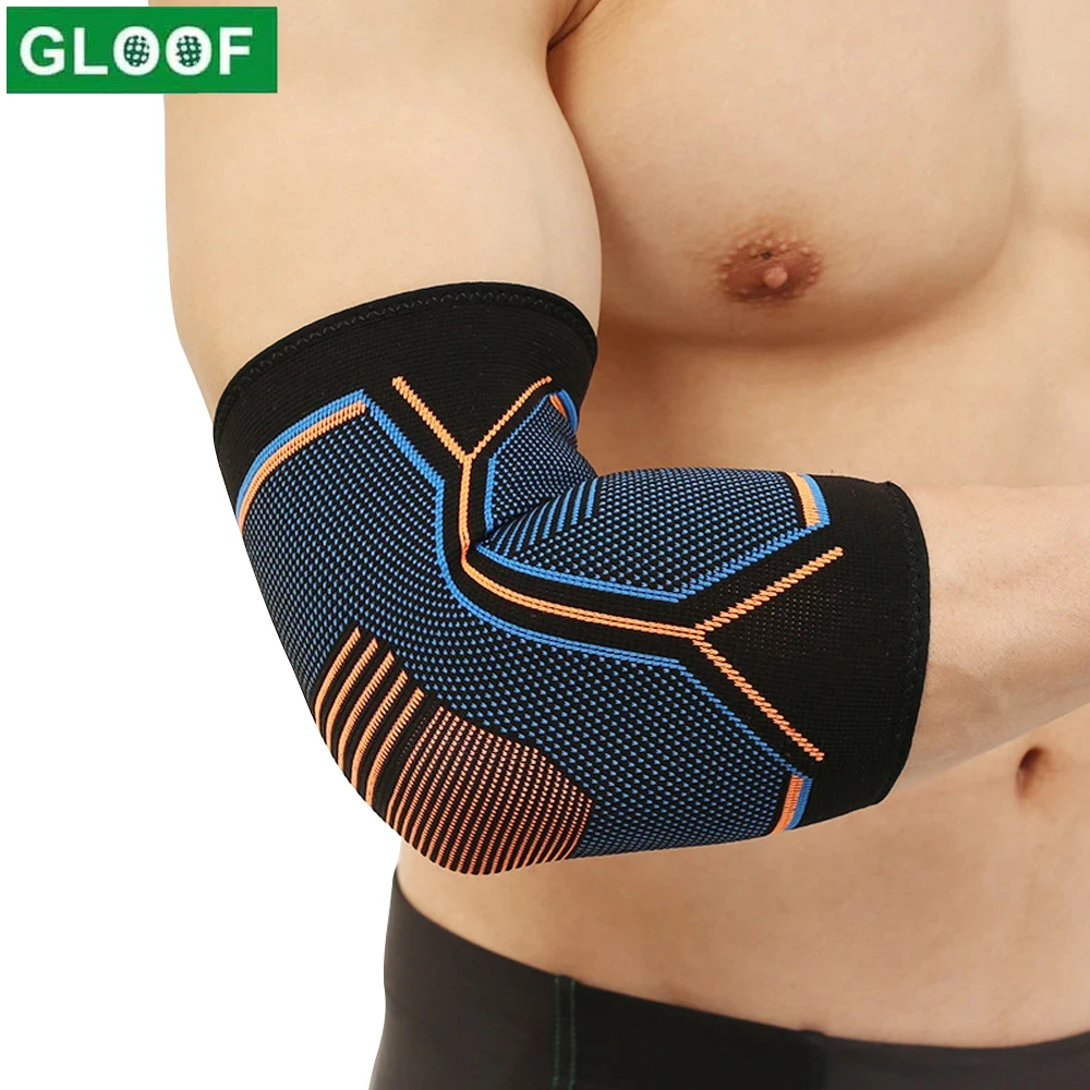 

GLOOF 1Pcs Elbow Brace Compression Support Sleeve- -Tennis Elbow Brace and Golfers Elbow Treatment Reduce Pain