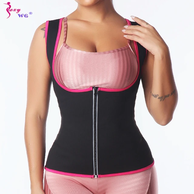 2022 Plus Size Women Neoprene Hot Vest Shaper Gym Sauna Sweat