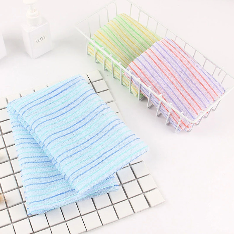 Rubbing Washcloth Bath Brush For Back Towels Exfoliating Scrub Shower Sponge For Body Bathroom Accessories Nylon Towel 3