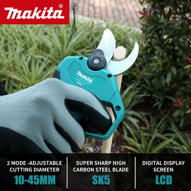 Sécateur sans fil Makita MPP569 18V sans balais : outil idéal pour une coupe facile et précise des arbres fruitiers et des branches dans les jardins 1