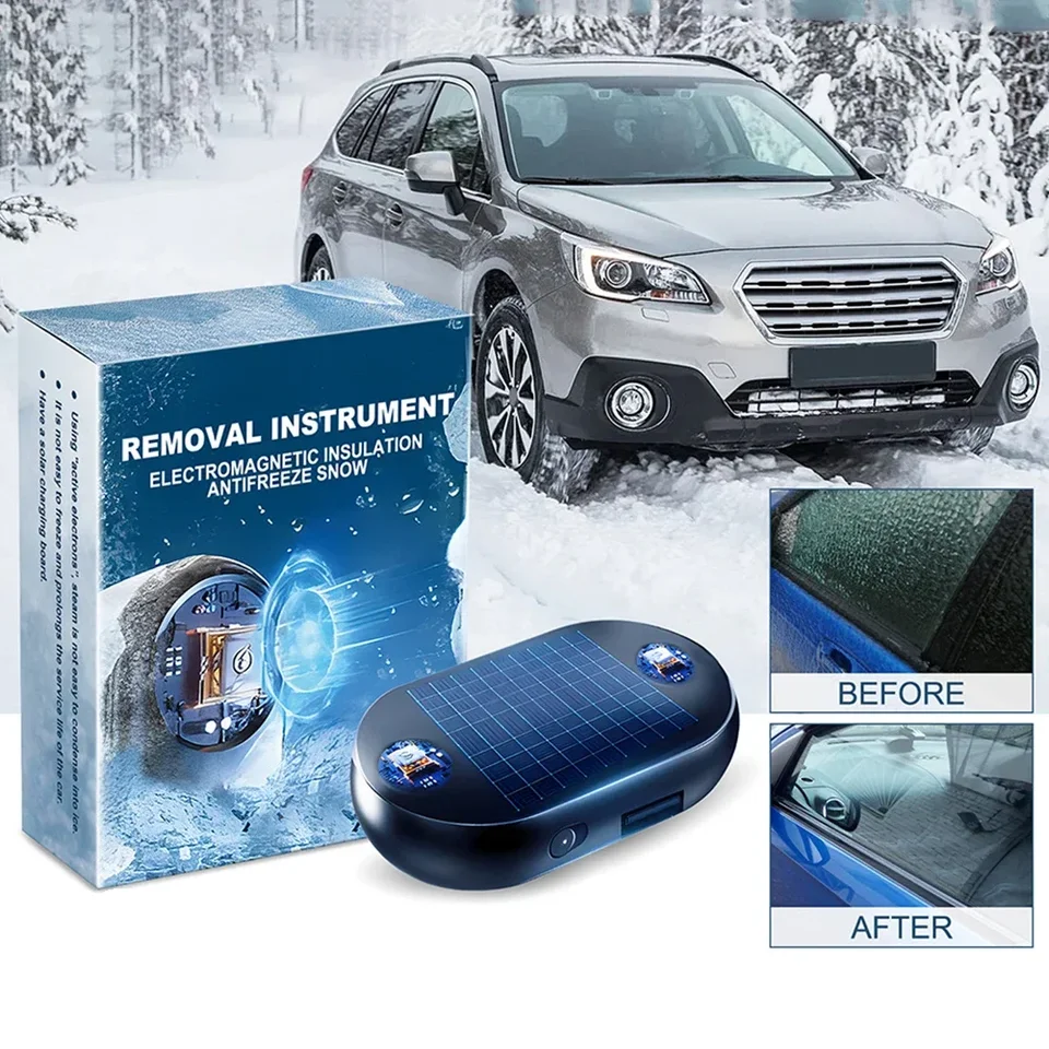 Pare-brise Moléculaire électromagnétique Antigel D'hiver Pour Voiture, Dégivrage Au Micro-ondes, Instrument Anti-glace, Fenêtre, Verre, Déneigement