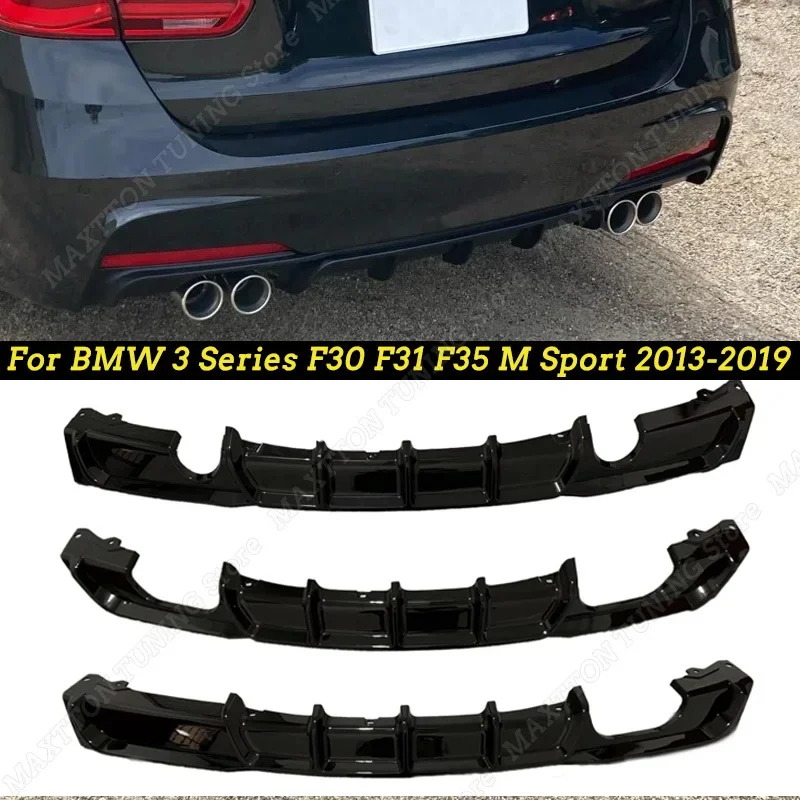 BMW 3シリーズ F30 F31 Mスポーツ専用 艶あり黒 限定色塗装 フロントリップ