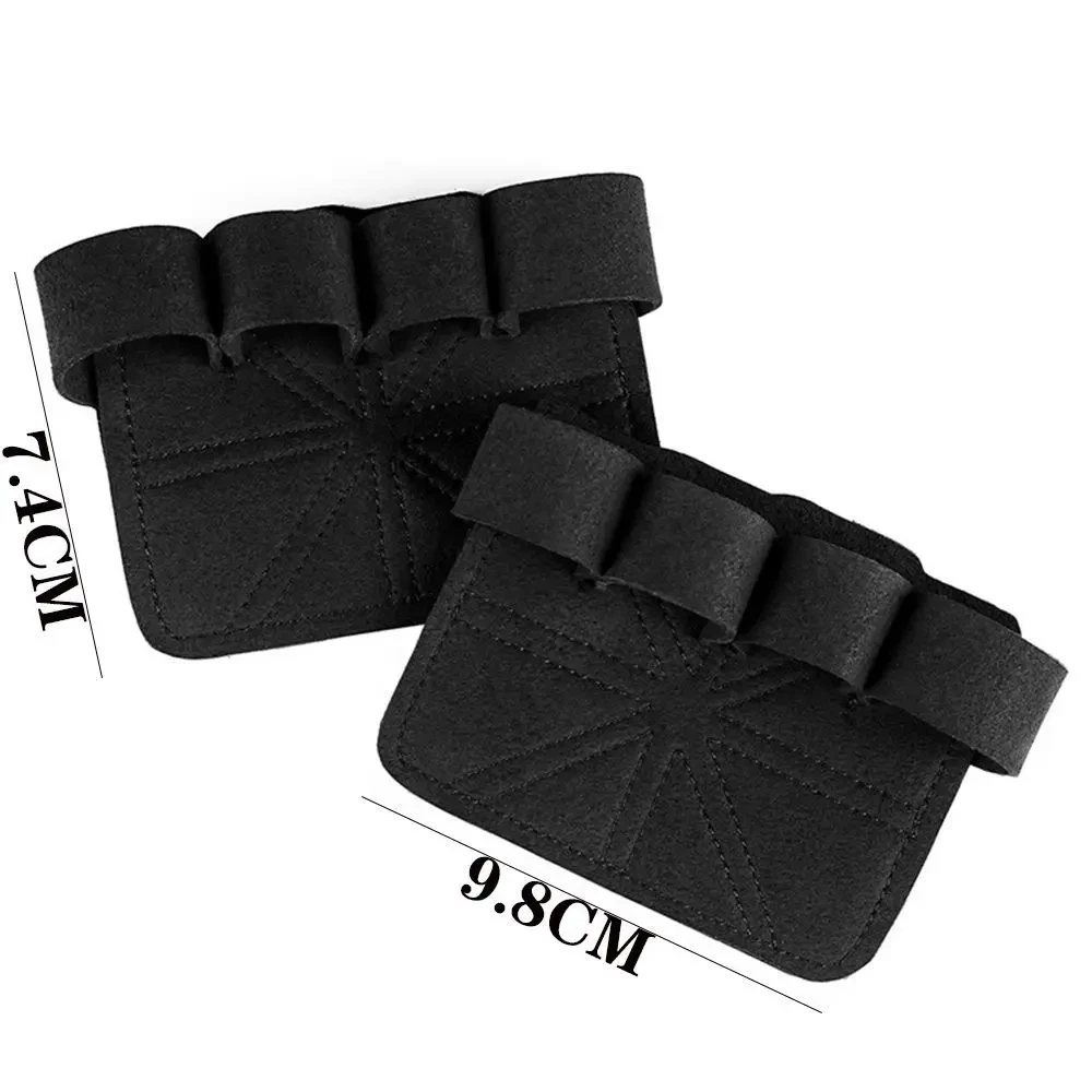 Description Picture 3 of itemCowhide Gym Gloves Grips Anti-Skid Weight Power Belt Lifting Pads Deadlift Belt Workout Crossfit Fitness Gloves Palm Protection