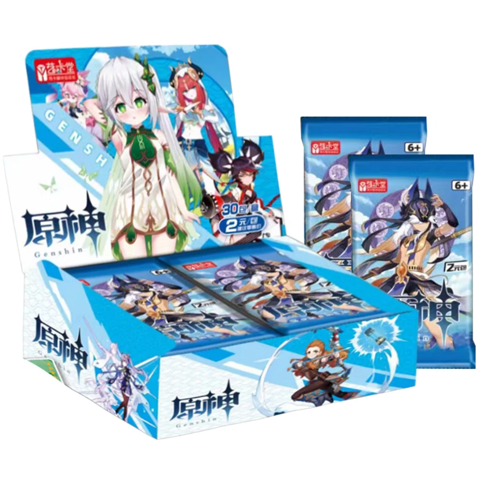 New Game Anime Genshin Impact Figure Model Cards Collection SSP GP