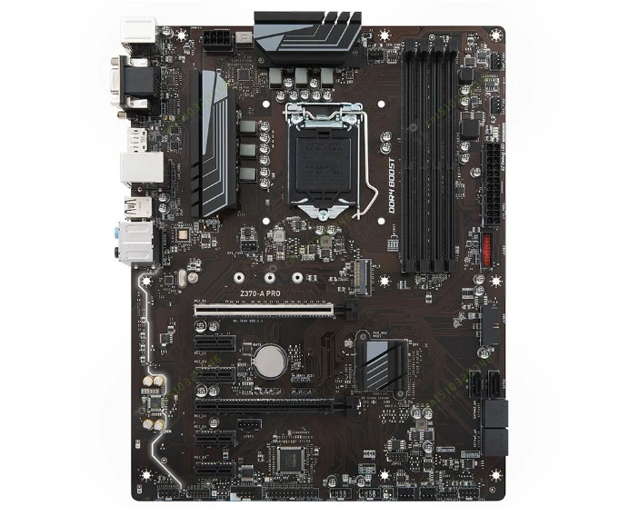 Z370-A Pro Z370 Gaming Plus материнская плата 1151-Pin поддержка I5 9600kf