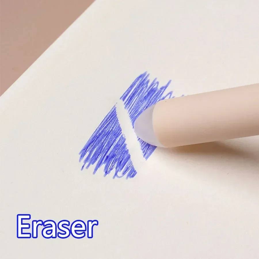 4pcs Cute Bear Erasable Pen, Coffee Colored Cartoon Bear Design- 0.5mm Black/Blue Ink, Fine Writing Instruments for Office Use 5