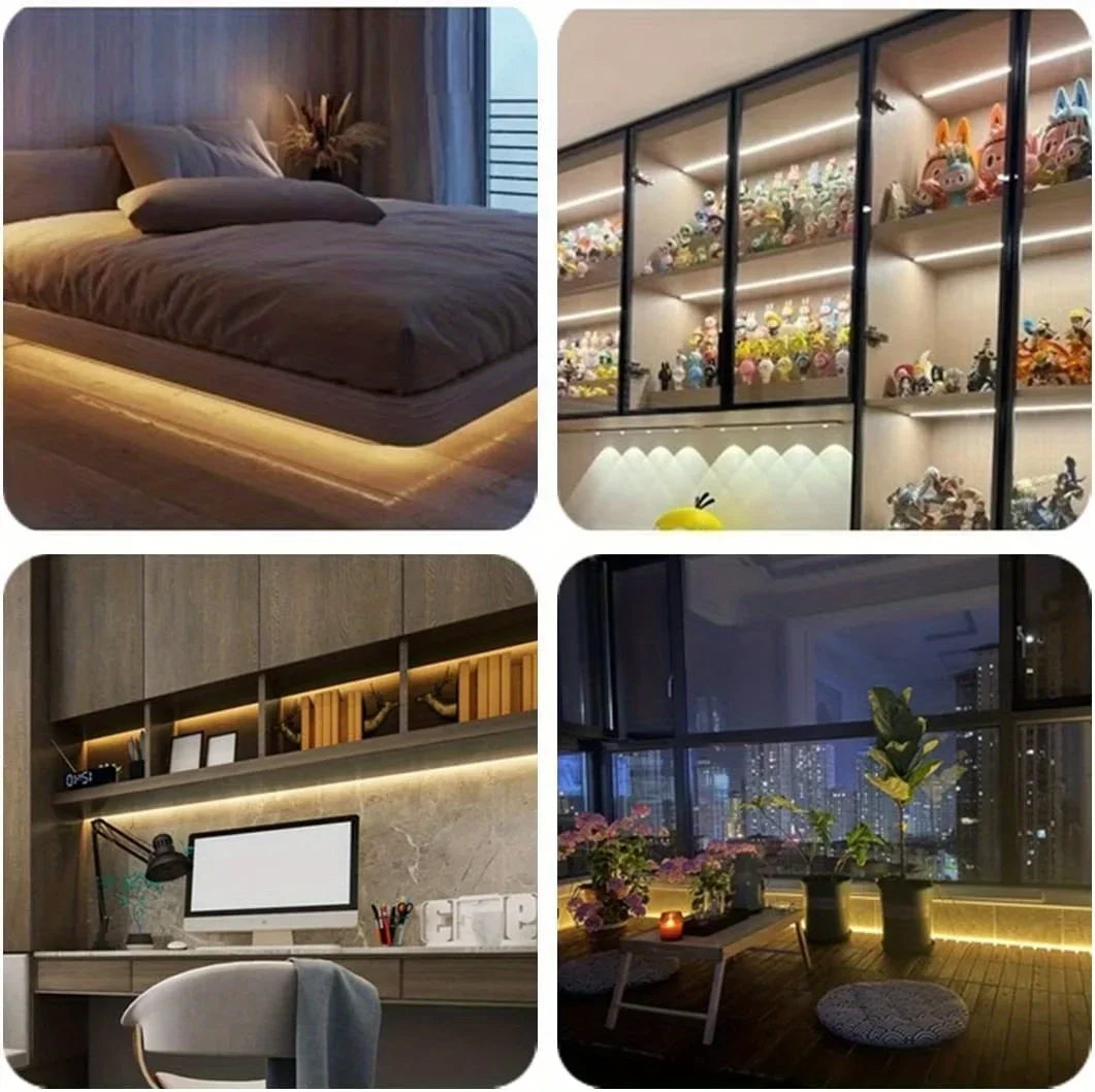 Neon LED Light Strip 5V USB Smart Gesture Sensor Dimmer Switch Flexible Waterproof Silicone Neon Sign Rope Tupe Room Decoration led strip lights
