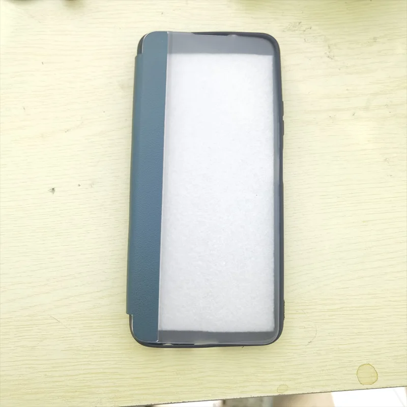 Clear Window View PU Leather Flip Case - Premium Phone Cover/s