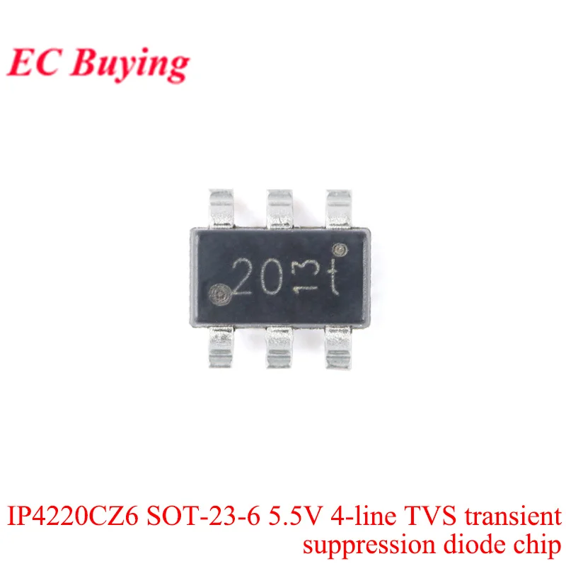 5-50 Stück PESD2CAN PESD5V0S1BB PESD5V0S2BT PSR05-LF-T7 PSD05C-LF-T7 PSM712-LF-T7 SRV05-4.TCT IP4220CZ6 SD05.TCT RCLAMP0522P.TCT IC – Detail 13