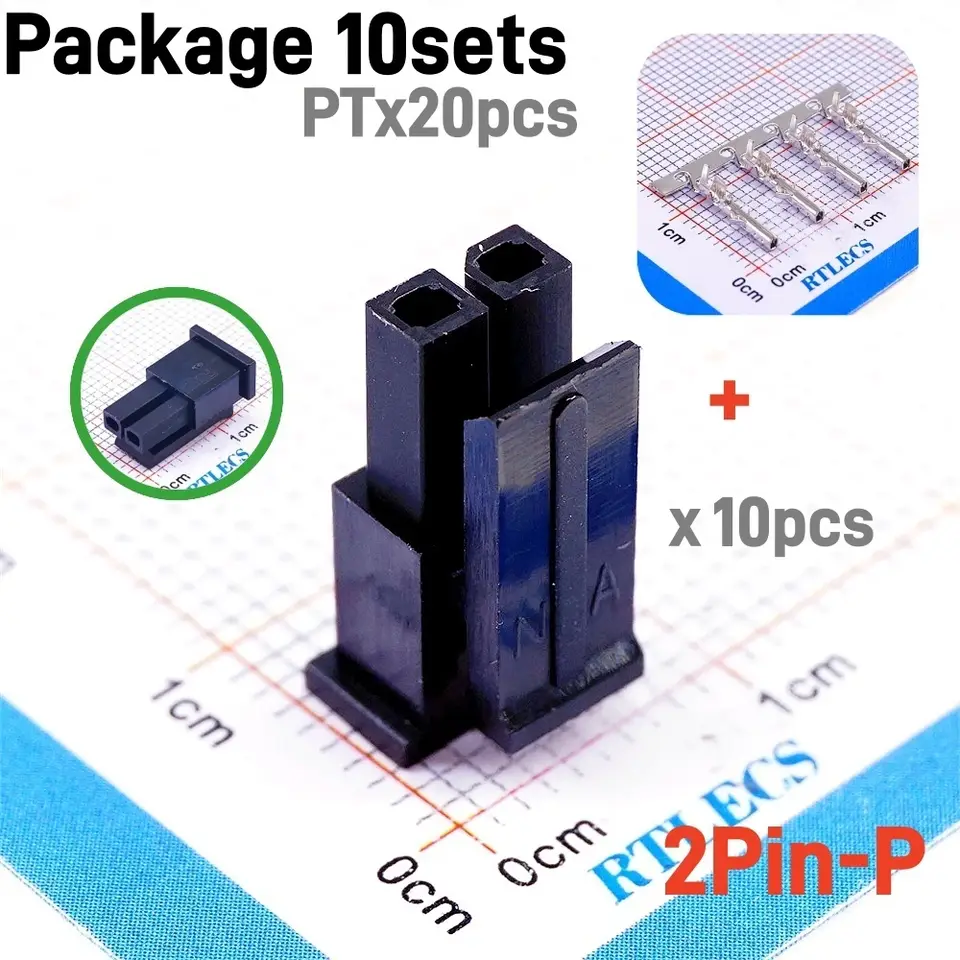 10 100 Sets Micro-Fit 3.0 MM Connector Single Row Male Housing Plug 1x2 2 Pin 3 4 5 6 7 8 9 10 Pin/Matching Female Terminal image 5