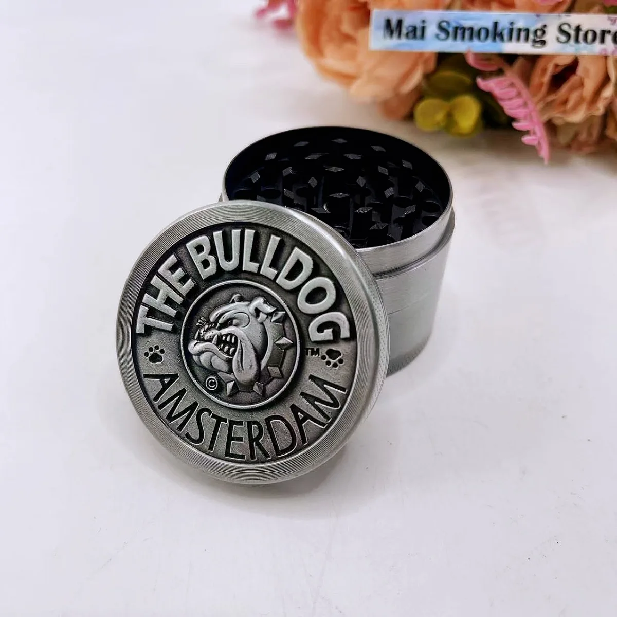 1.6/2inch Dog Herb Grinder 4-layer Manual Spice Salt Mill Mortar Tobacco Raw Grass Grinder Cigarette Accessorie Smoking Tool 2