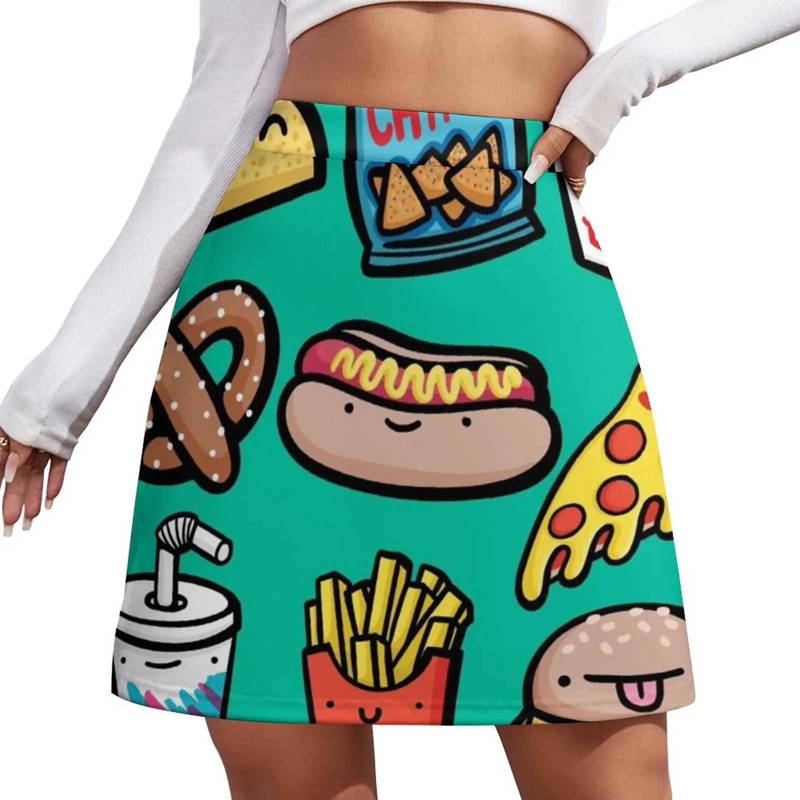 

Junk Food Dudes Mini Skirt dresses for prom Female dress Skirt for girls