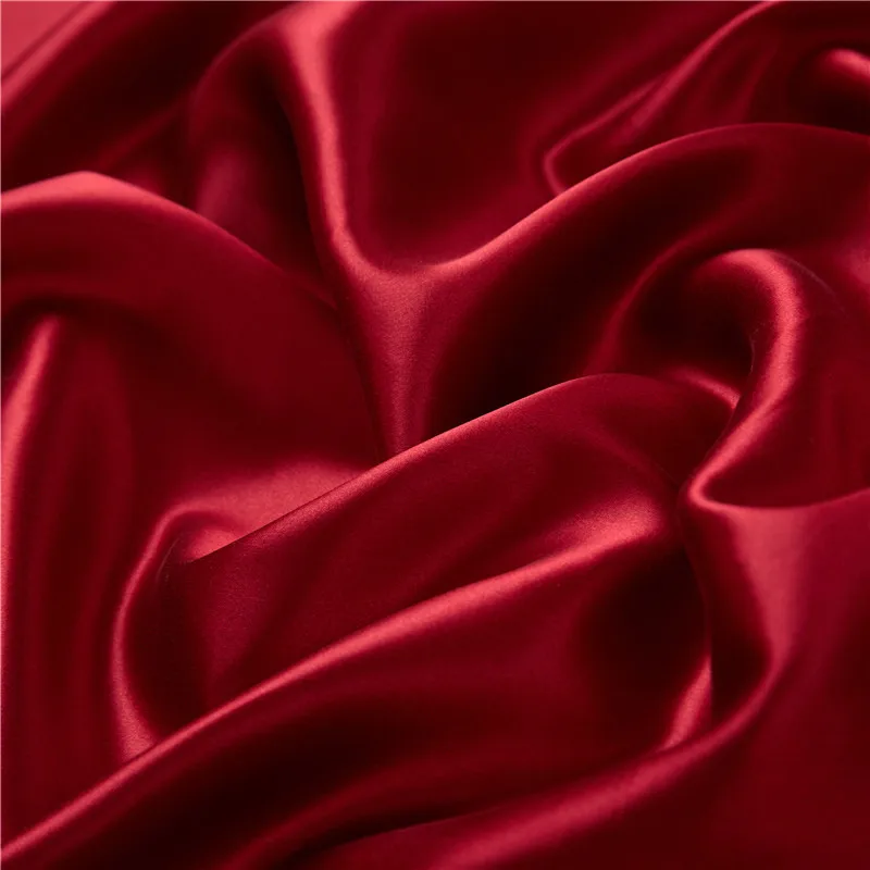 Luxurious Natural Silk Envelope Pillowcase - Comfortable High-Quality Bedding in Solid Color