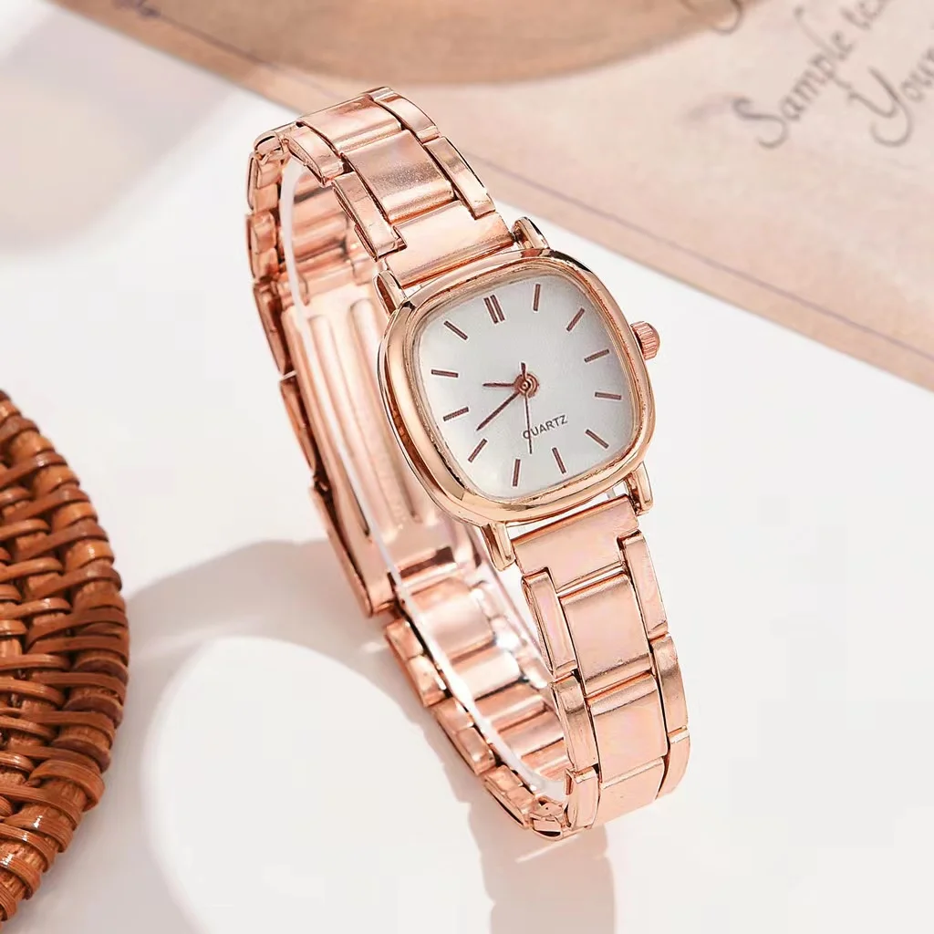 Women Fashion  Scale Digital Watch Quartz Steel Band Watches 2