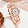 Women Fashion  Scale Digital Watch Quartz Steel Band Watches 2