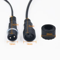 Contrôleur de boîte de panneau solaire 24V, étanche avec 8 Modes de Flash, câble, connecteur mâle à femelle à 2 broches, guirlande lumineuse LED, décoration extérieure 6