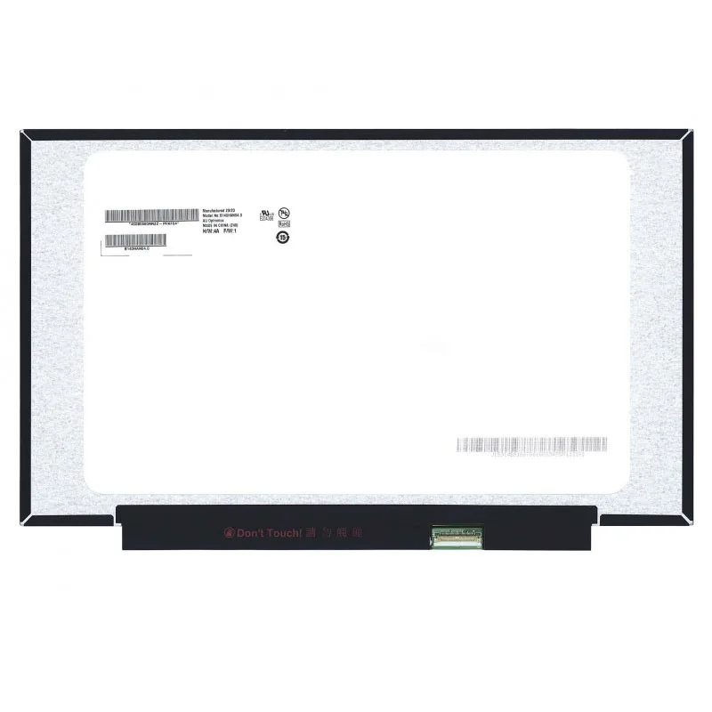 노트북 LED 스크린 디스플레이, 14 인치 LCD, B140HAN04.0, 1920x1080, FHD IPS, 30 핀