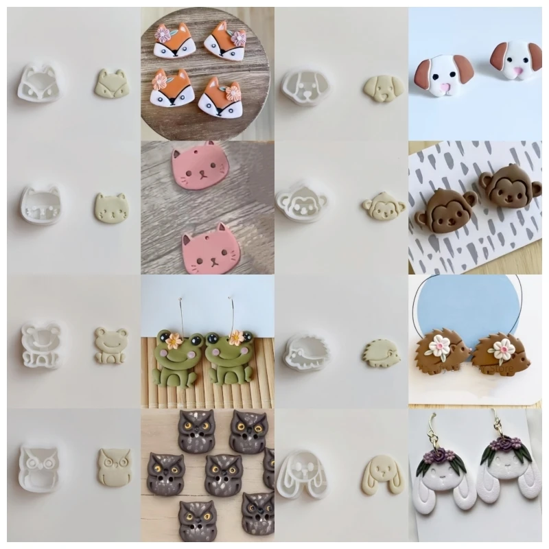 Polymer Clay Earring Making Kit Include 30Pcs Polymer Clay Earring Cutters  Molds, 32Colors Clay, Tools, Rollers - AliExpress