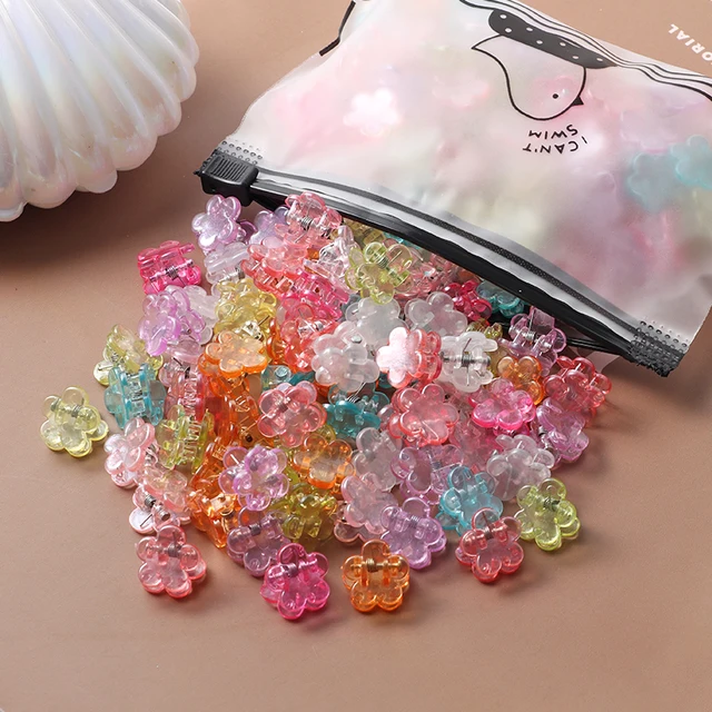 40Pcs Girls Colorful Hair Clips Flower Star Mickey Cute Small Hair Claws Kids Sweet Hairpins Cartoons Fashion Hair Accessories style-22