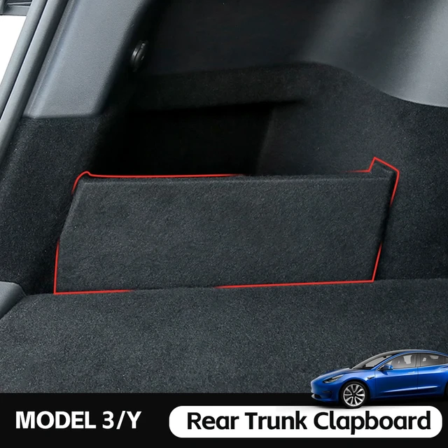 1pcs Original Design Car Rear Trunk Organizer For Tesla Model 3 Y Side Bin  Storage Divider Clapboard 2023 2022 2021 Accessories - AliExpress