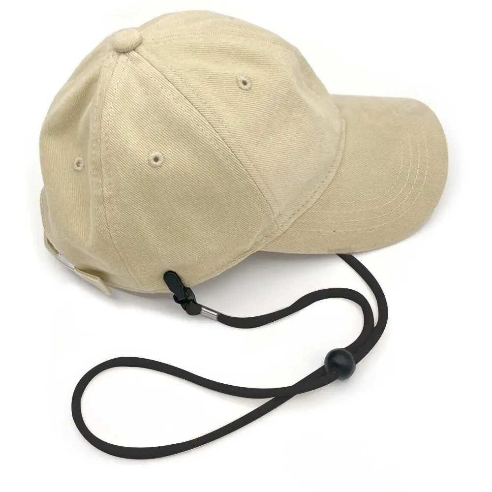 Anti-lost Anti-drop Rope Hat Retainer Hat Chin Cord Boating Riding Windproof Strap Clips for Adjustable Wind Mask Lanyard hat strap
