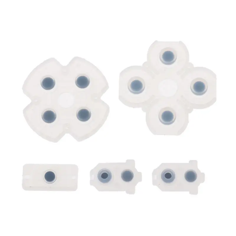 

5 in 1 Silicone Conductive Rubber Pads for PS4 JDS JDM 030 D Pad Buttons Repair