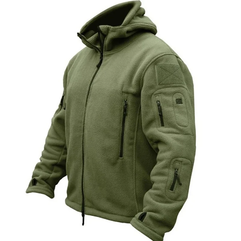 

New Men's Military Tactical Outdoor Softshell Fleece Clothes Sports Army Sportswear Thermal Hunting Hiking Camping Hoodie Jacket
