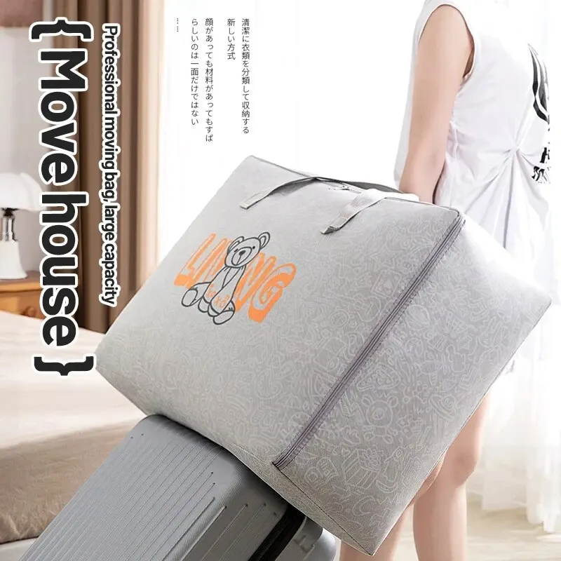 Fabric Storage Bag Non-woven for Clothes Quilt