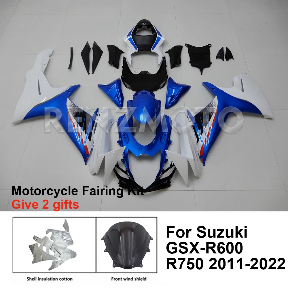

Motorcycle Fairing Set Body Kit Plastic For Suzuki GSX-R600 R750 2011-2022 Accessories Injection Bodywork S0611-108a