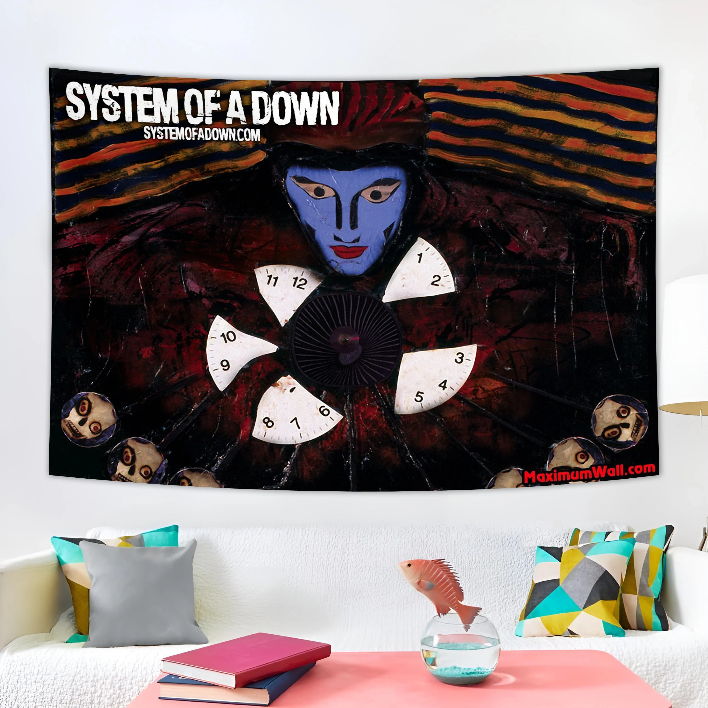 3x5 Ft Rock System Band of A Down Tapestry Album Tapestry for Bedroom Party College Dorm Rooms Decor for boys tapestry decor