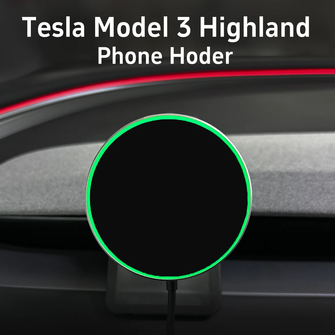 Tesla Model 3 Highland Phone Mount, for MagSafe Phone Holder , Tesla Model 3 Accessories, Fits iPhone 15 Pro Max Plus 14 13 12 tesla model 3 model y phone mount holder for magsafe car mount tesla accessories adjustable tesla accessories fits ail phones