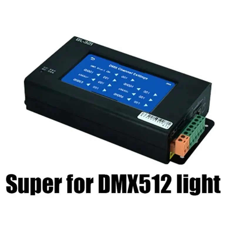 ABKQ-BL321 DMX512 무대 조명 주소 작성기 컨트롤러 UCS512 조명 주소 작성기 DMX512 무대 조명 주소 작성기 컨트롤러