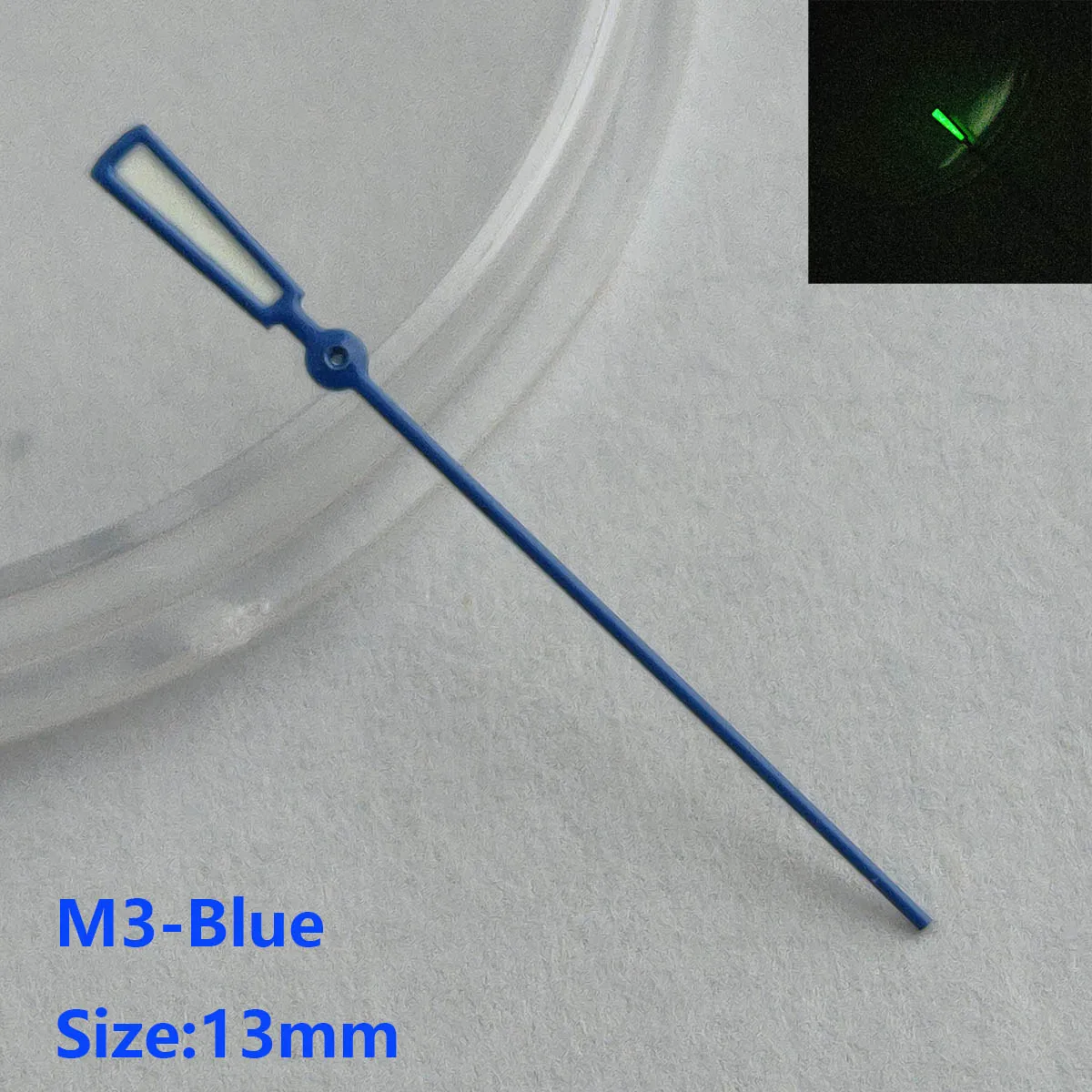 13mm 시계 바늘 nh35 nh36 손 녹색 야광 포인트 시계 액세서리 교체 부품, 시계 중고 무브먼트 포인터