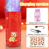 Portable Firework Bubble Machine Automatic Bubble Blower With Music electronic automatic landing For New Year Birthday Party 6