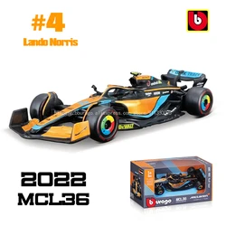 Bburago 1:43 Alfa Romeo F1 Alloy Car Die - Cast Collectible Toy (2022 MCL36 - 4)