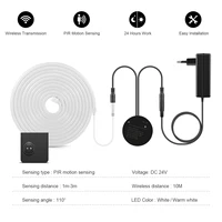 Smart Dual Sensors PIR Motion Sensor Switch DC 24V Neon Light LED Strip 2m 5m 10m for Bathroom Bedroom Stair Night Lamp - Image 2