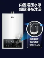 Chauffe-eau à gaz à température constante 12L 16L, gaz naturel GPL, à évacuation forcée, à pression équilibrée, pour usage domestique 3