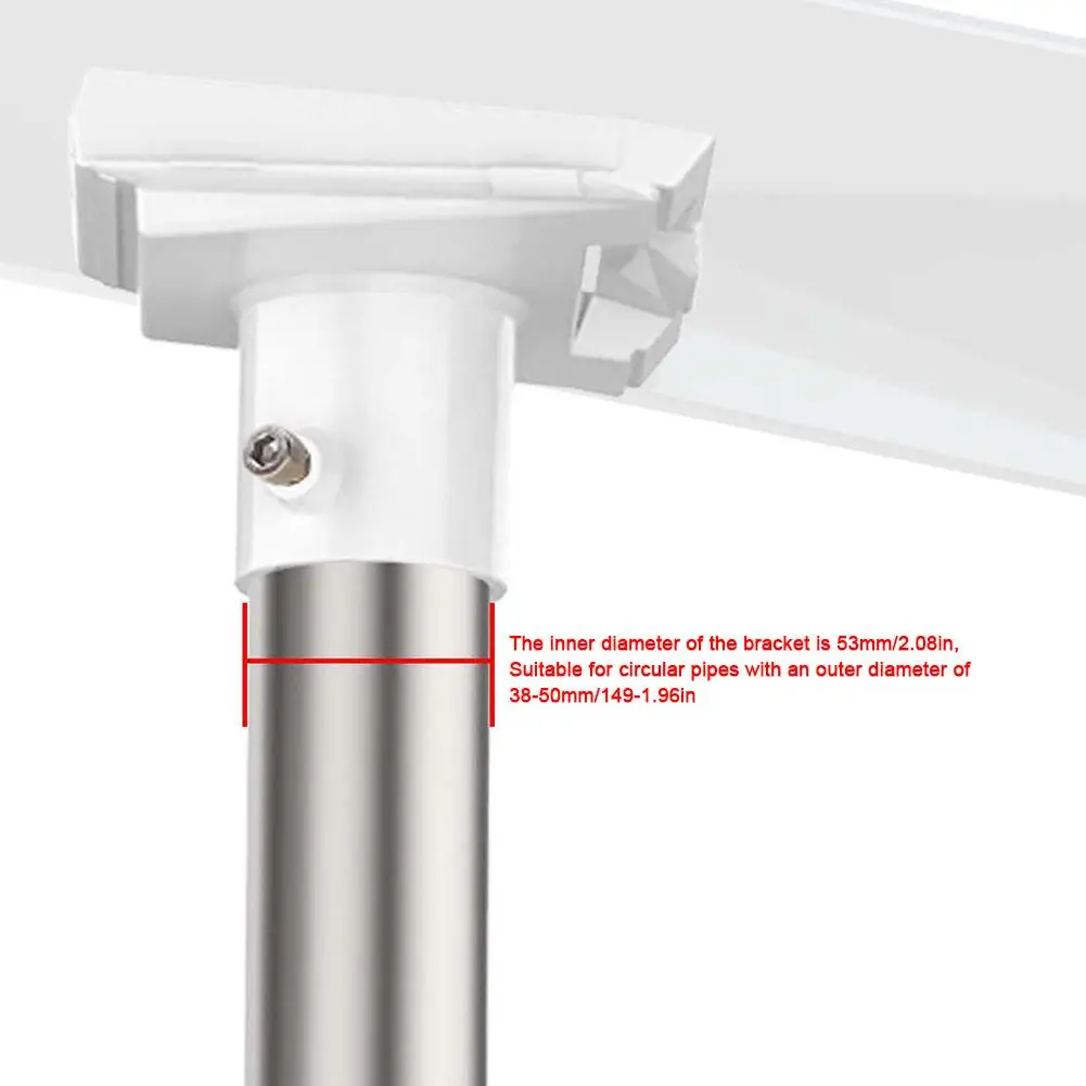 Pipe Adapter Starlink Mount Bracket Round Tube High-impact Plastic Adapter Pole Mount for Starlink Gen 3 V3 Plate Roof Mount Accessories