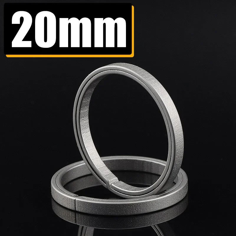 Sleek Titanium Keyring Pendant - Durable & Stylish Key Holder